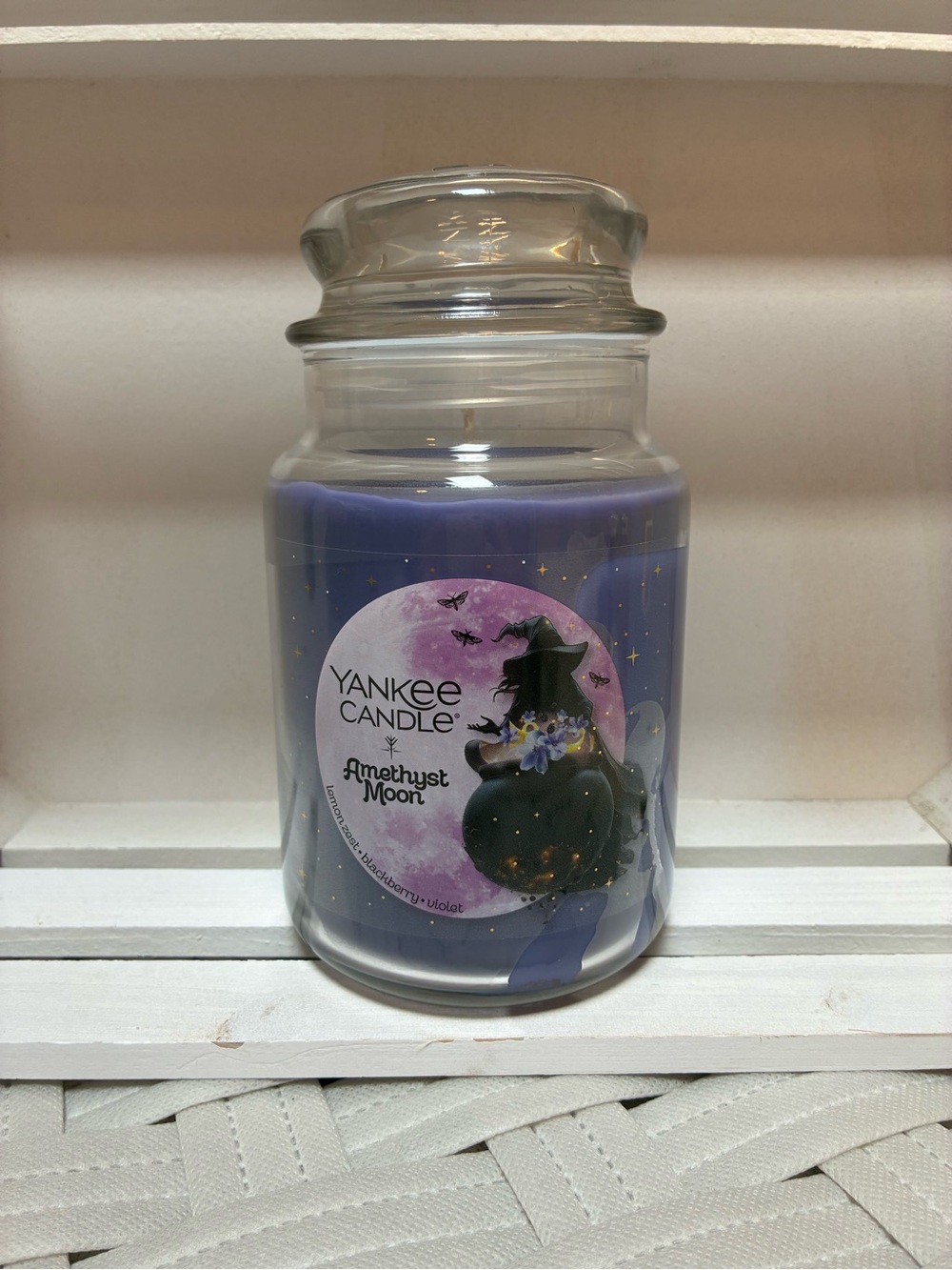 Yankee Candle Amethyst Moon Jar Candle - Purple